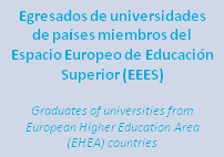 Egresados de universidades de países miembros del Espacio Europeo de Educación Superior (EEES)